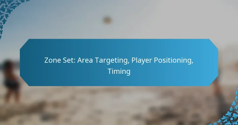 Zone Set: Area Targeting, Player Positioning, Timing
